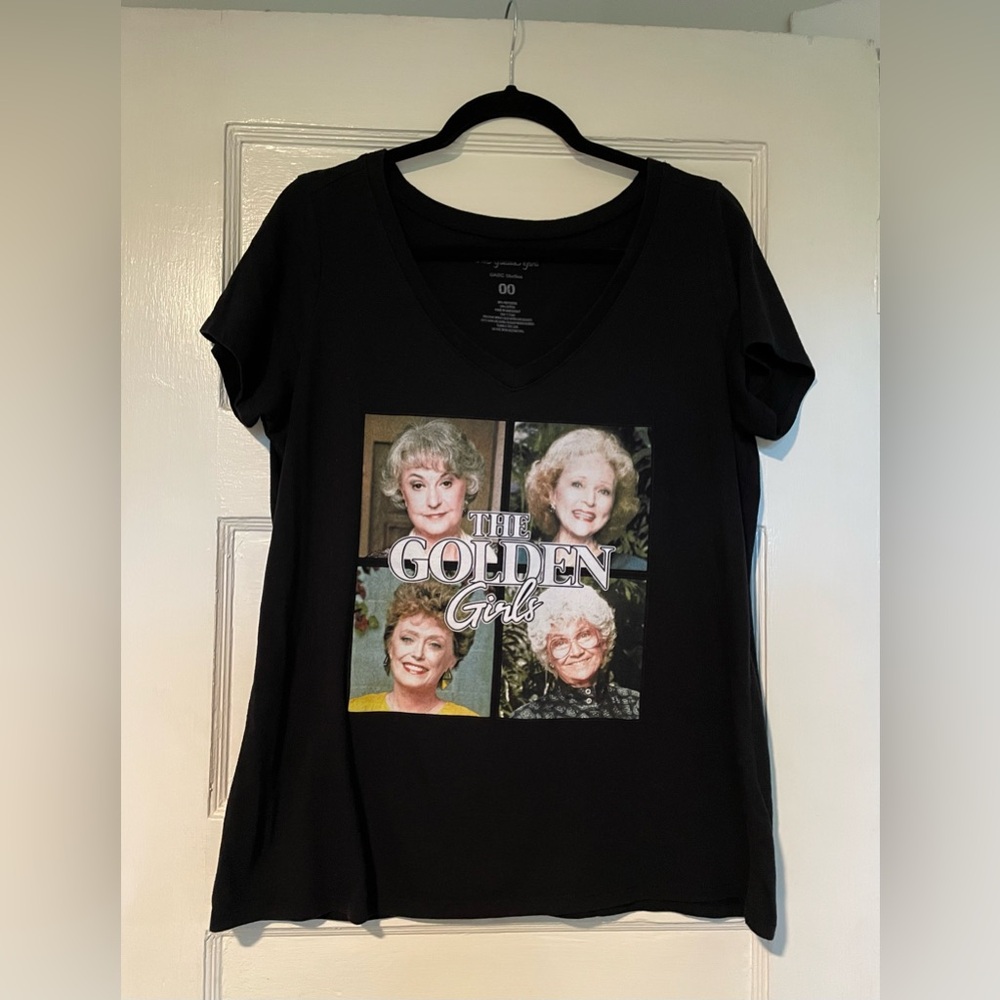 EUC Torrid Sz 00 Black Golden Girls Graphic Tee
